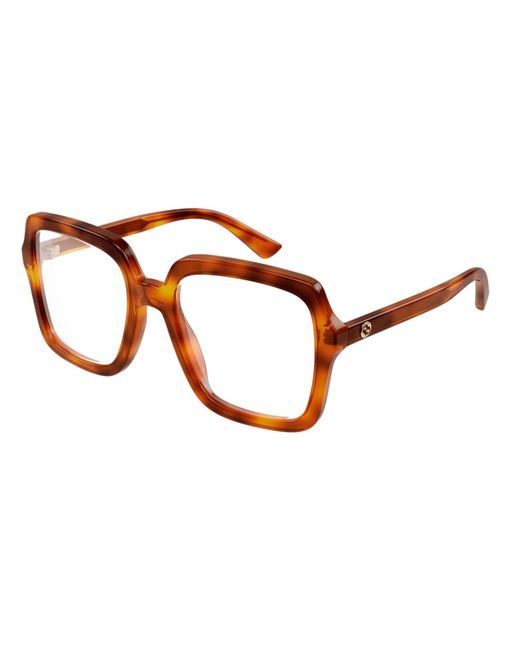 Gucci Black Gg1318O 002 Optical Frames Acetate Squared