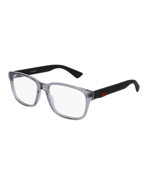 Men's Black Gg0011O Eyeglasses Frames
