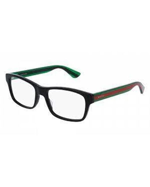 Gucci Black Gg0006Oan Rectangular Eyeglasses Frames