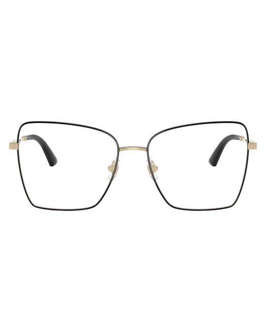 Jimmy Choo Black Jc2007 Cat Eye Optical Frames
