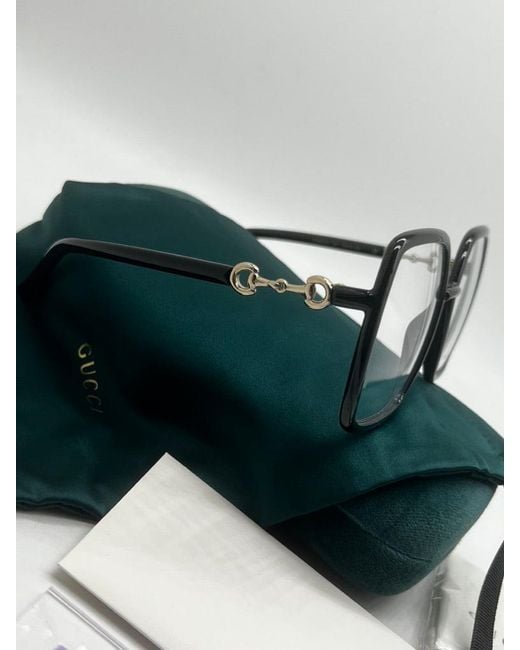 Gucci Black Gg0890O Horsebit Oversized Frames