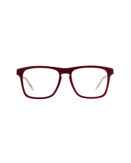 Gucci Black Gg0561O Rectangular Keyhole Clear Leg Eyeglasses Frames