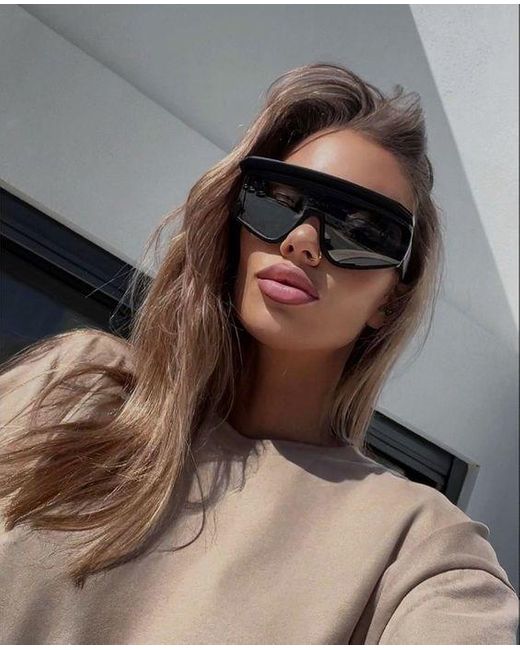 Dolce & Gabbana Dolce Gabbana Dg6177 Shielded Visor Black Sunglasses | Lyst