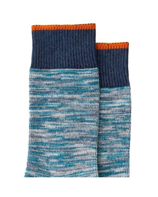 Nudie Jeans Blue Rasmusson Multi Yarn Sock for men