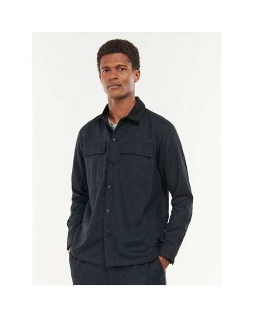 Barbour Blue Claypath Overshirt for men