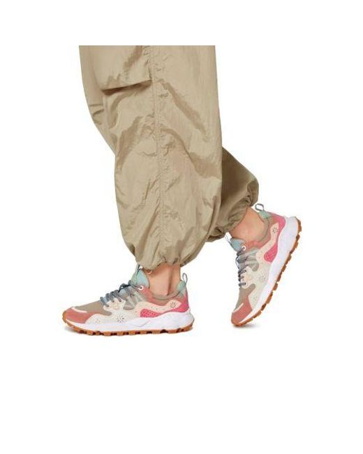 Flower Mountain Pink Cipria Multicolour Yamano 3 Trainer