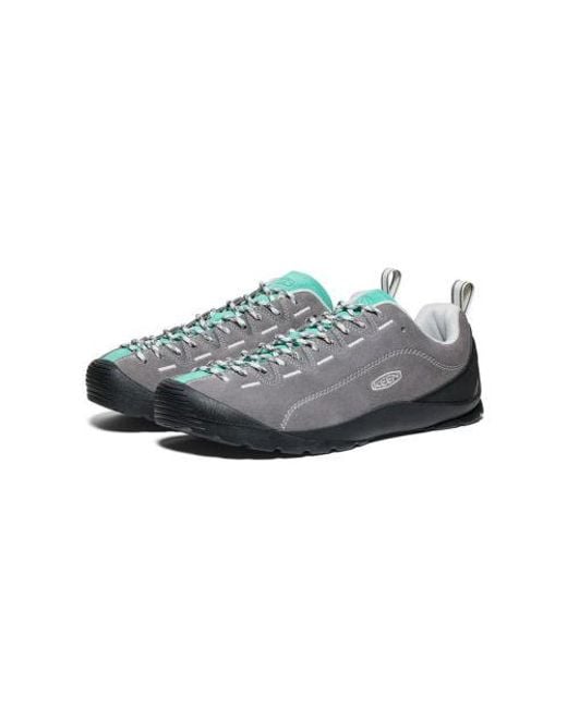 Keen Black Steel Bright Aqua Jasper Trainer for men