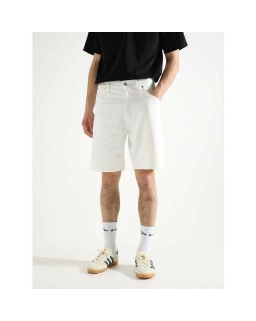 Edwin Black Natural Rinsed Tyrell Short for men