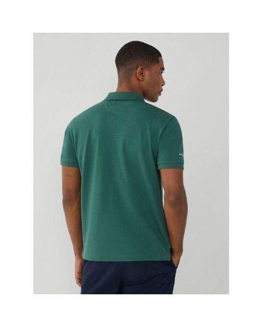 Hackett Green Heritage Number Polo Shirt for men