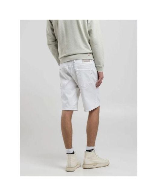 Replay Gray Grover Short for men