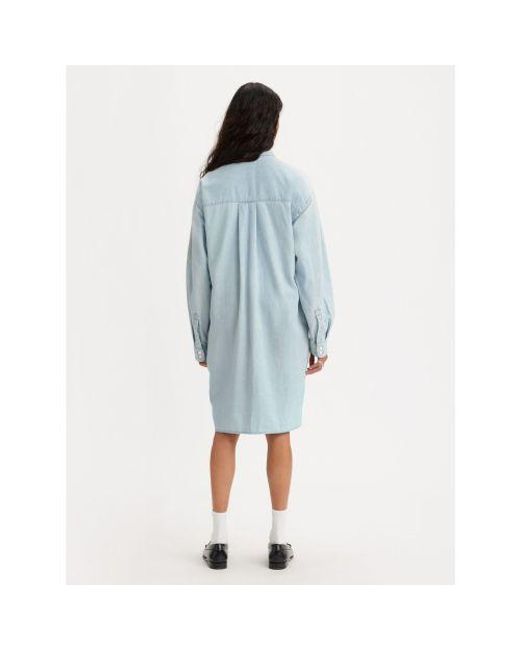 Levi's Blue Good Grades 4 Nola Shirt Dress