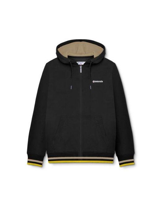 Lambretta Black Cashew Full Zip Hoodie for men