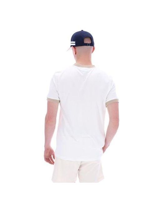 Sergio Tacchini White Humus Supermac T-Shirt for men