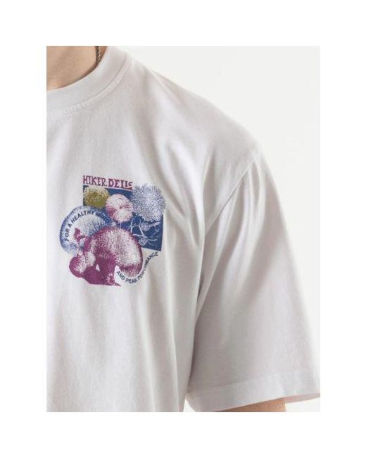 Hikerdelic White Sporeswear T-Shirt for men