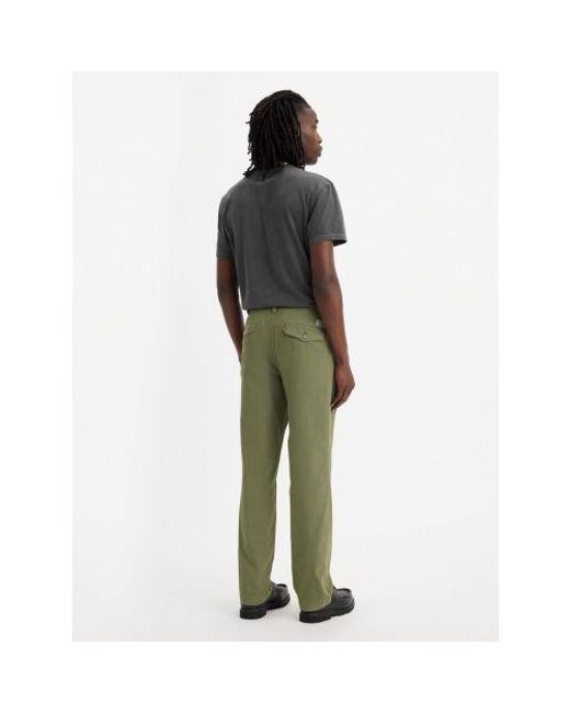 Levi's Green Four Leaf Clover Soft Authentic Chino for men