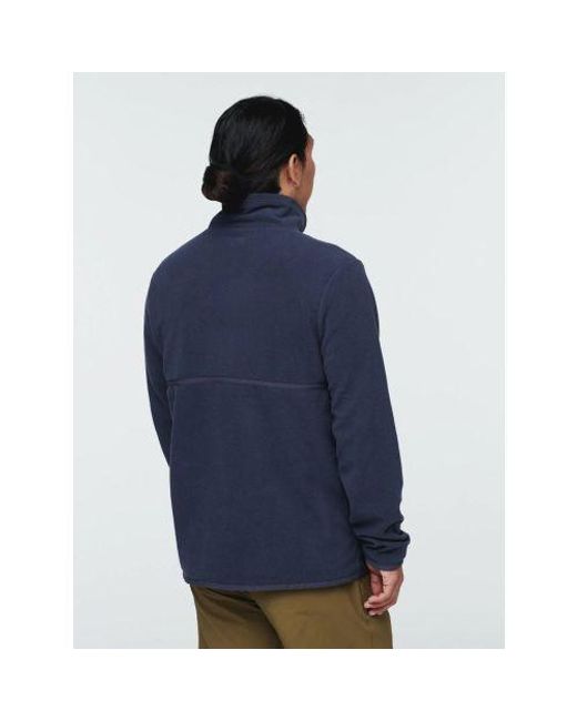 COTOPAXI Blue Graphite Amado Fleece Pullover for men