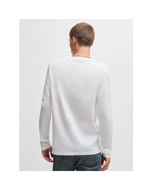 HUGO White Derol222 Polo Shirt for men