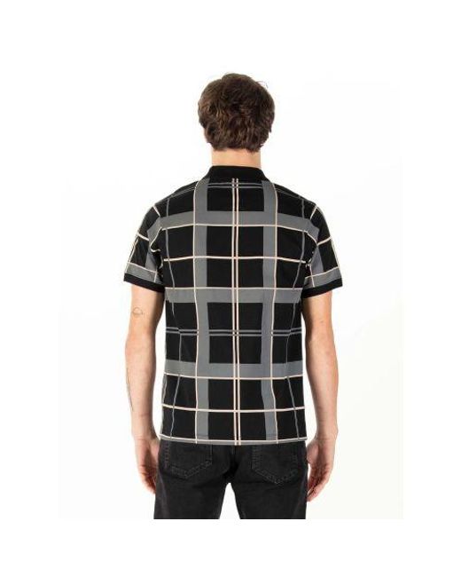 Luke 1977 Black Ecru Hadrians Polo Shirt for men