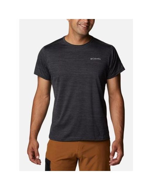 Columbia Black Heather Alpine Chill Zero T-Shirt for men