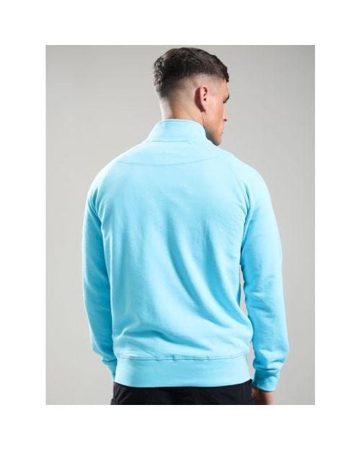 Marshall Artist Blue Siren Quarter Zip Sweatshirt for men