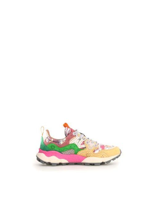 Flower Mountain White Multi Yamano 3 Trainer