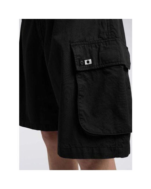 Edwin Black Garment Dyed Ringe Cargo Short for men