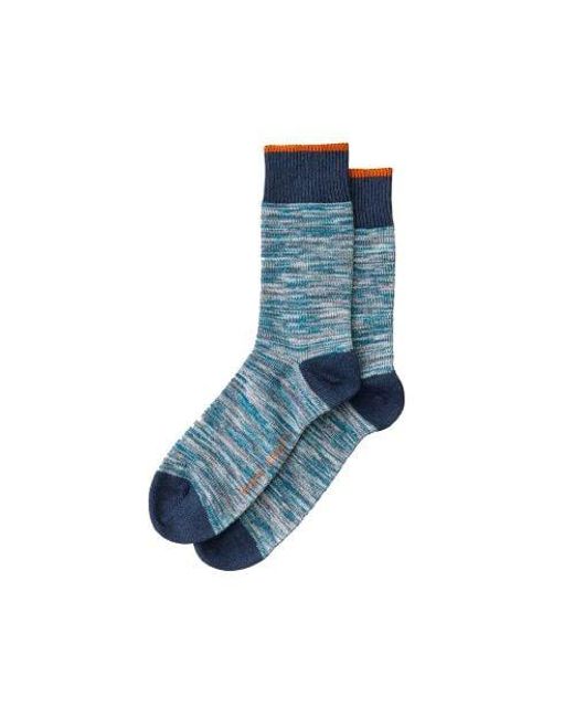 Nudie Jeans Blue Rasmusson Multi Yarn Sock for men