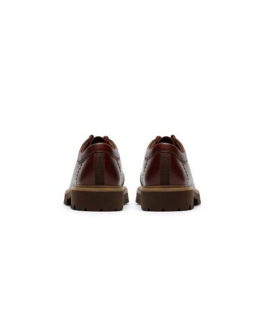 Clarks Brown Cleyhill Seam Shoe for men