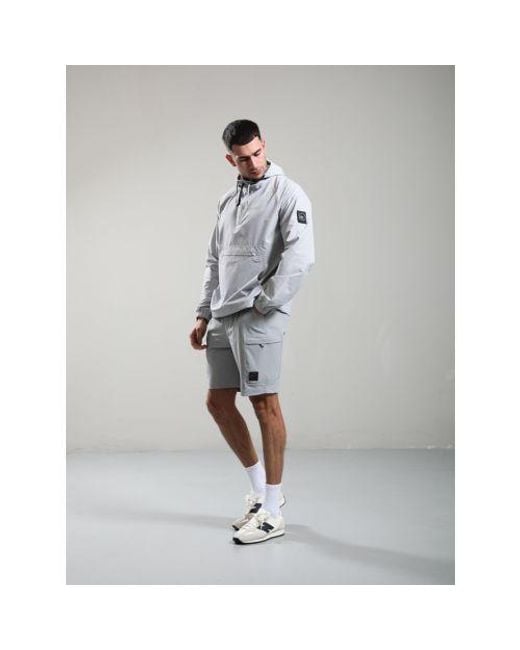 Marshall Artist Gray Oceanic Deriva Short for men