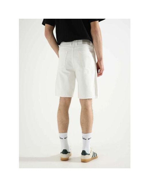 Edwin Black Natural Rinsed Tyrell Short for men
