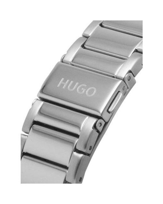 HUGO Black Steel First Watch for men