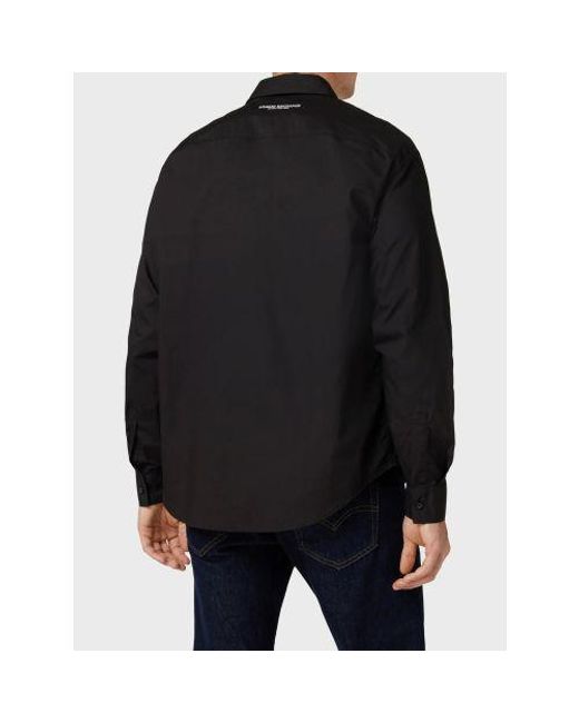 Armani Exchange Black Casual Shirt for men