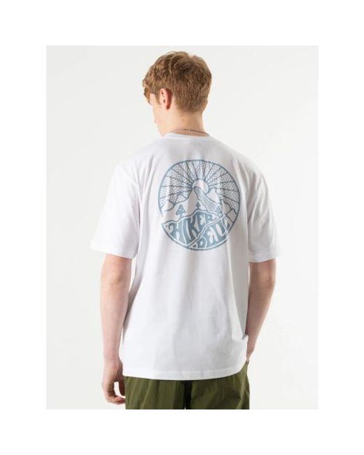 Hikerdelic White Core Logo T-Shirt for men