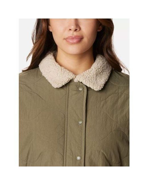 Columbia Green Stone Birchwood Quilted Jacket
