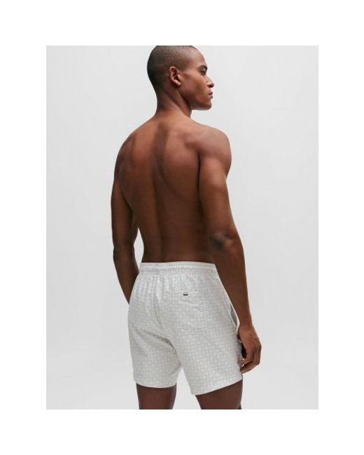 Boss Brown Open Vibe Swim Short for men