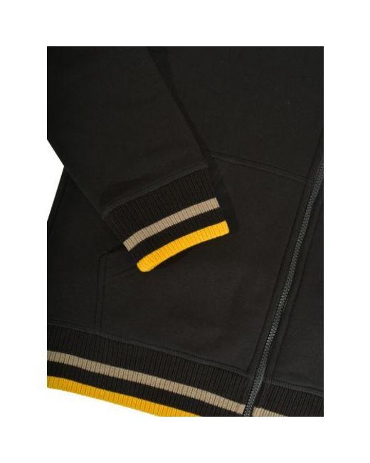 Lambretta Black Cashew Full Zip Hoodie for men