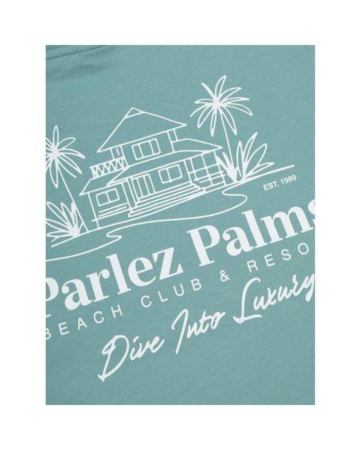 Parlez Blue Sage Shore Retreat T-Shirt for men