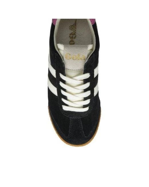 Gola Black Off Fuchsia Elan Trainer