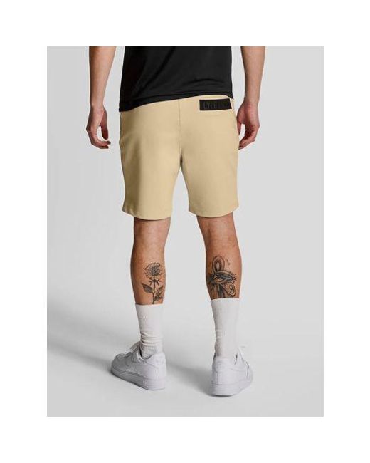 Lyle & Scott Brown Sand Dune Pocket Branded Short for men
