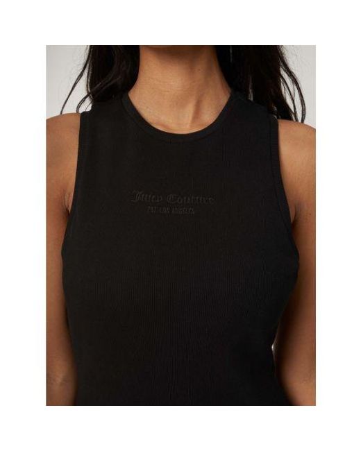 Juicy Couture Black Bentley Rib Jersey Dress
