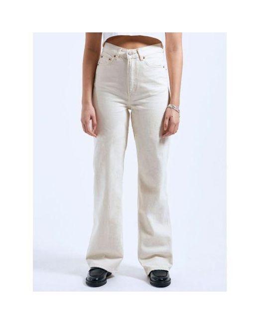 Dr. Denim White Loom-State Echo Jean