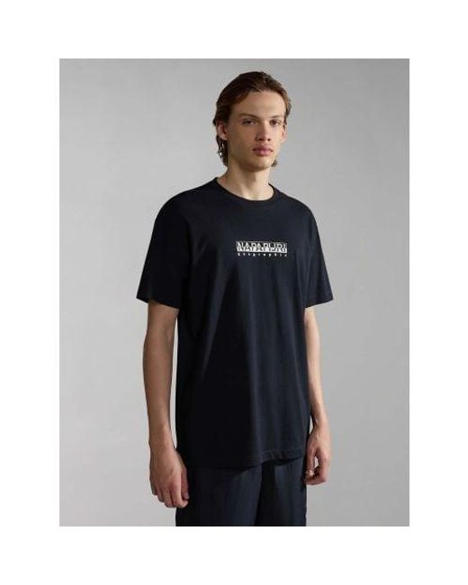 Napapijri Gray S-Box T-Shirt for men
