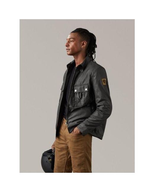 Belstaff Brown Centenary Challenger Motorcycle Overshirt for men