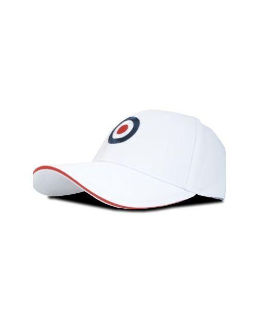 Lambretta White Target Cap for men