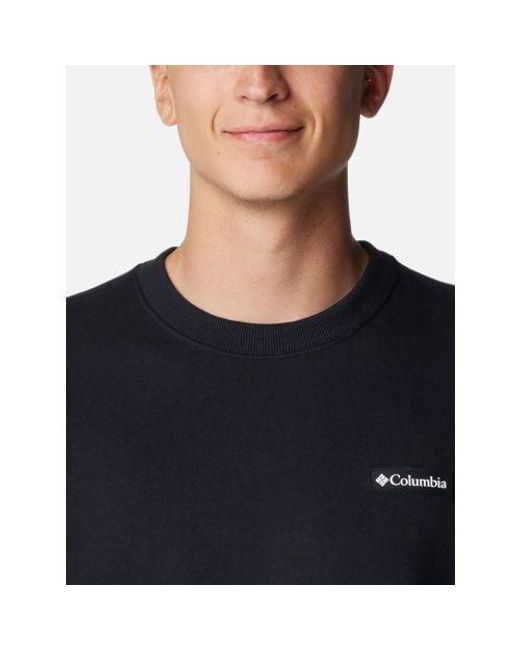 Columbia Black Marble Canyon Heavyweight Fleece Sweatshirt for men
