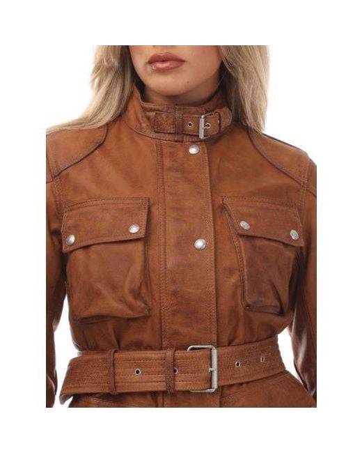 Belstaff Brown Cork Legacy Trialmaster Panther Jacket