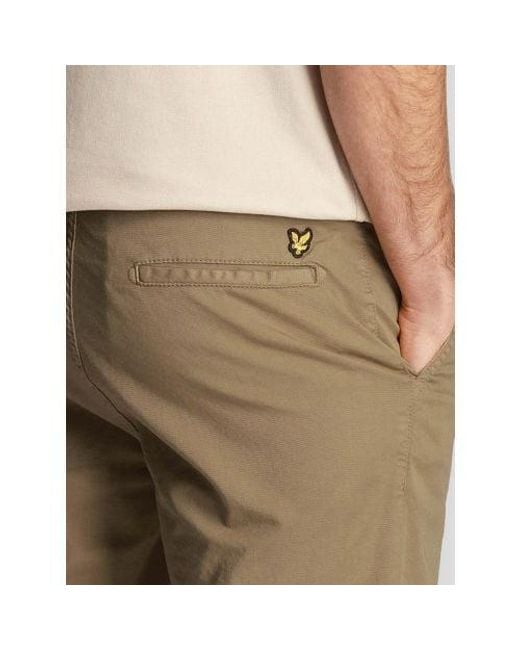 Lyle & Scott Natural Sand Anfield Chino Short for men