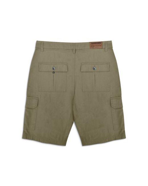 Lambretta Green Khaki Cargo Short for men