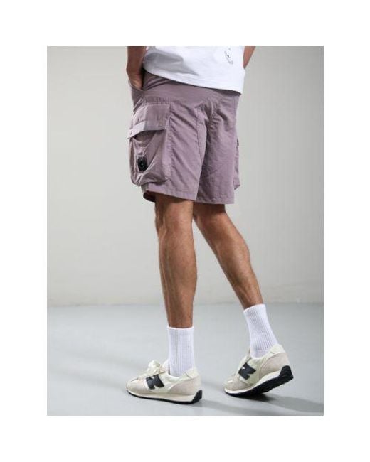 Marshall Artist Pink Rose Woodvale Cargo Short for men