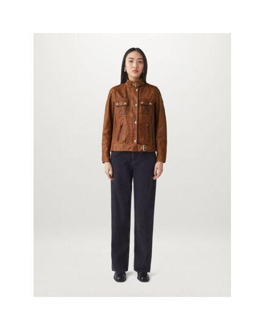 Belstaff Blue Cork Legacy Gangster Jacket